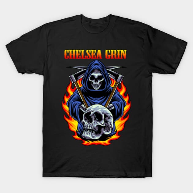 CHELSEA GRIN BAND T-Shirt by citrus_sizzle